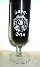 Berg Brau Pils Ehingen White-Label German Beer Glass - $9.95