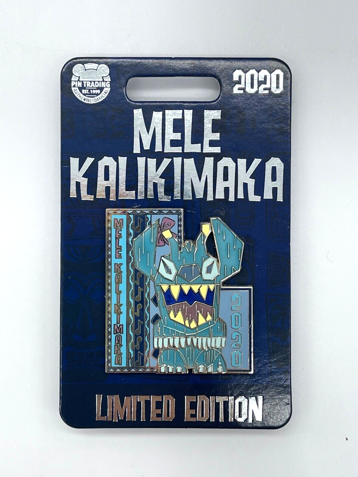 Disney Parks Mele Kalikimaka Tiki Stitch Christmas Pin 2020 LE Holiday Hawai NWT - $24.74