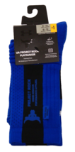 Under Armour Men&#39;s  8-12  Blue Black UA Project Rock Playmaker Crew Socks - $29.69