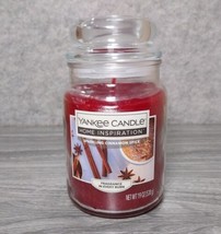 Yankee Candle Home Inspiration Sparkling Cinnamon Spice Large Jar Candle, 19oz - £12.91 GBP