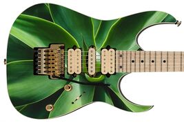 Guitar Skin Axe Wrap Re-skin Green Plant Leaf Budding Flower 344 - $27.71+