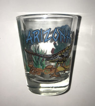 Arizona Desert Theme Vintage Souvenir Shot Glass - $6.80