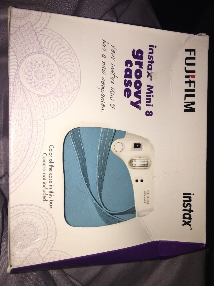 Fujifilm Groovy Camera Case for Instax Mini 8 BLUE - FUJI USA DEALER - $11.95