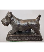 Vintage Cast Iron Hamilton Foundry Scotty Dog Figure Quality Casting Pap... - $98.99
