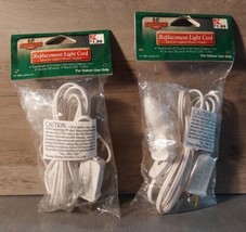 Lemax 1996 Replacement Light Cord w Bulb 6&#39; On Off Switch 2pc New - $18.51