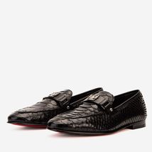 The Boss Pyth Black Shoe Bit Loafer Men Shoe image 2