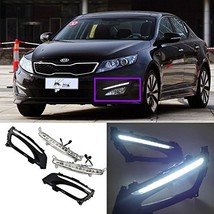AupTech Car Daytime Running Lights LED DRL Fog Lamps Kit for Kia Optima K5 TF... - $149.00