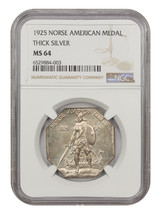 1925 Norse Medal NGC MS64 (Thick) - £381.55 GBP