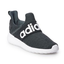 adidas Little Kids Lite Racer Adapt Sneakers Black/White FW2620 - £23.97 GBP