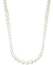 allbrand365 designer Womens Pearl Graduated Strand Necklace 42Inch + 2Inch - £23.37 GBP