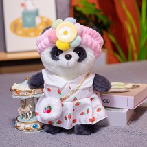 Lalafanfan Panda Plush Toys Lovely Bear With Accessories Dolls Stuffed Soft Anim - £21.50 GBP