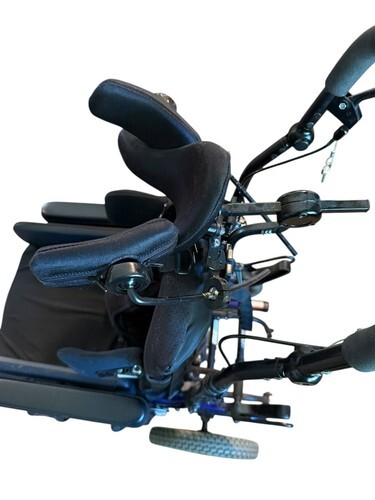 Quickie Iris Tilt-In-Space Manual Wheelchair w/ Jay Zip Seat & Back System Youth Item image 10