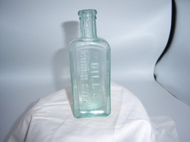 PA2 - 1890&#39;s Dill&#39;s Cough Syrup Norristown PA AQUA 5 3/4&quot; Medicine Bottle - $20.74 CAD
