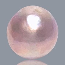 Unique 12.5 x 13.3mm 15.1 Carat Purple Rose Pink Keshi Pearl Loose Fully-Drilled - £41.93 GBP