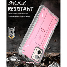 For Motorola Moto G 5G 2023 Case Full Body Cover With Screen Kickstand Pink - £29.03 GBP