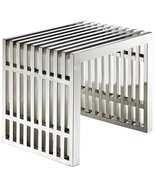 Modway Furniture Gridiron Small Bench in Silver - €222,13 EUR Modway Furniture Gridiron Small Bench in Silver - €222,13 EUR