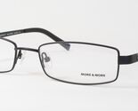 MORE &amp; MORE 50261 600 Black /Silver-Grey UNIQUE EYEGLASSES 52-18-135mm G... - $47.63