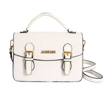 One Shoulder Crossbody Small Square Bag WoMens Bag Elegant Alligator Texture Han - £41.82 GBP