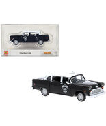 1974 Checker Cab Black and White &quot;Tallahasse&quot; 1/87 (HO) Scale  - $713.00 MXN