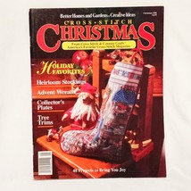 Cross Stitch Christmas Better Homes and Gardens Creative Ideas 1990 Holiday - $28.70