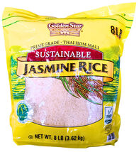 Golden Star Prime Grade Thai Hom Mali Sustainable Jasmine Rice 8 Lbs. EX... - $33.84 CAD