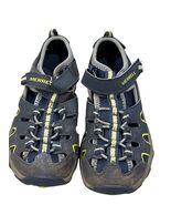 Merrell Kids Closed-Toe Sandals Size 1M Navy/Yellow Leather/Textile Upper - €16,36 EUR