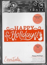 Tonic Studios.  Happy Holidays Die Set. Ref:005. Die Cutting Cardmaking Crafts - £6.93 GBP