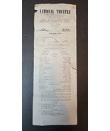 September 24 1945 National Theatre Programme - W. Horace Schmidlapp - Po... - $47.93