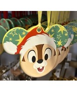 Disney Parks Chip &amp; Dale Ceramic Mickey Mouse Icon Ornament NWT Holiday - £23.59 GBP