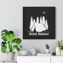  tent poster in forest social distance framed horizontal wall art print mdf sustainable thumb200