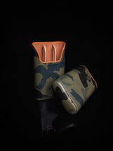 Brizard and Co  3 Cigar Case in  Camouflage Leather NIB image 2