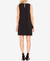 Vince Camuto Womens Asymmetrical Tiered Shift Dress Size 8 Color Rich Black - £166.18 GBP