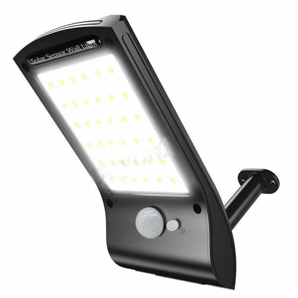 4X Ultra 36LED Solar Wall Street Light Outdoor Waterproof IP65  PIR Motion Senso - £156.06 GBP