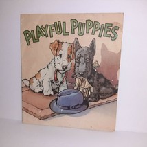 1942 Adorable Playful Puppies Children’s Book Gabriel &amp; Sons - £7.89 GBP