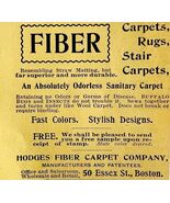 Hodges Fiber Carpet Company 1894 Advertisement Victorian Boston Mass ADBN1j - $14.01 CAD