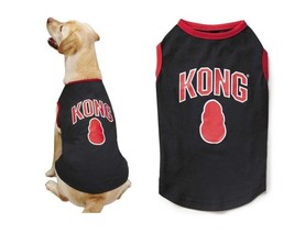 Small Kong Sporty Black Tank Top Tshirt For Dogs Stylish Comfortable CLOSEOUT - £10.19 GBP