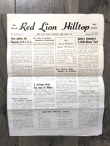 The Red Lion Hilltop 1951 High School Newspaper Red Lion Pennsylvania  Ephemera - £15.23 GBP