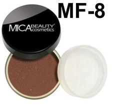 Mica Beauty Foundation Powder MF-8 Downtown Brown    + Free Nail File - $731.99 MXN