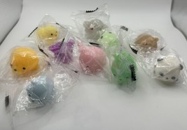 Kawaii Squishies Stress Relief Mochi Squishy Fidget Toys 10 pieces - £6.05 GBP