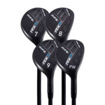 Mens Rife Golf RX7 Hybrid Irons Set #7-PW Regular Flex Graphite Right Ha... - $254.75