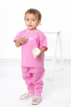 Infant Girls’ Set – Soft T-Shirt &amp; Elastic Waist Pants, Summer,  Nosi sv... - $573.86 MXN+