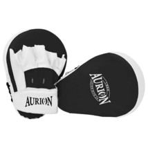 Boxing Pads Focus Curved Maya Hide Leather Hook Jab Target Hand Pads for MMA - £31.47 GBP