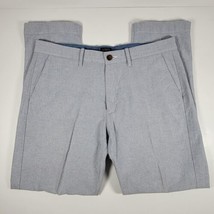 J Crew Pants Mens Blue Chino Sutton Preppy Pockets Slacks Casual size 33... - $24.96