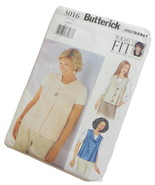 Butterick Vest Craft Sewing Pattern 3016 A B C Sandra Betzina Semi Fitted - £3.95 GBP