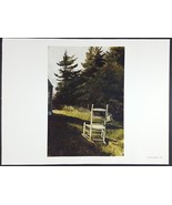 Andrew Wyeth Gravure Print LAWN CHAIR &amp; DOWNED LIMB, The Farm - $24.74
