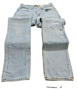 Levis 505 Jeans Mens Blue Denim Medium Light Stone Wash Red Tab Y2K 31x3... - $24.07 CAD