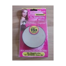 Magnifying Mirror 15x Magnification Close Eye Makeup Cosmetic Eyebrow Su... - $187.34 MXN