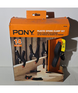  Pony Jorgensen Spring Clamp Set 14 Piece Plastic Jaws Mixed Sizes PNY93260 - $33.27 CAD