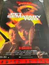 Movie Theater Cinema Poster Lobby Card vtg 1992 Pet Sematary Two 2 Horror King - £31.10 GBP