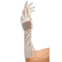 Pearl Satin Gloves Mid Arm Length Evening Prom Dance Costume 8812-39 - £10.97 GBP
